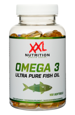 Omega 3 Pure Fish Oil- XXL Nutrition 100 Softgels