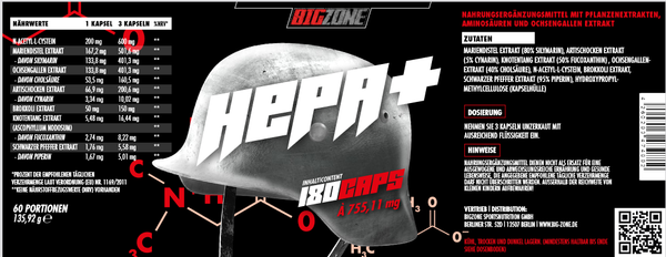 Hepa+ Big Zone 180 Kapseln