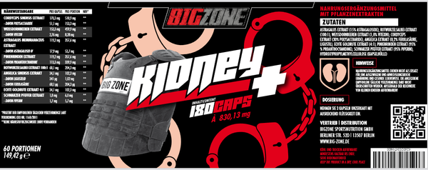 Kidney+ Big Zone 180 Kapseln